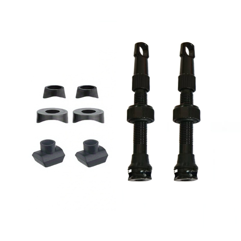 Tubeless Valve Core - 1/8Pcs 40mm Bicycle Valve Set Aluminum