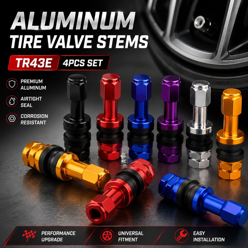 Tubeless Valve Core - TR43E Aluminum Alloy Tubeless Tire Valve