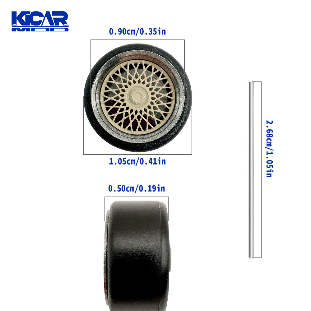 1/64 Model Car Wheels with Rub - Tire Insert Foam ulasan dan harga