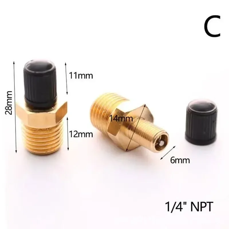 1/4 NPT 1/8 NPT M10*1 Automobi - Tubeless Valve Core ulasan dan harga