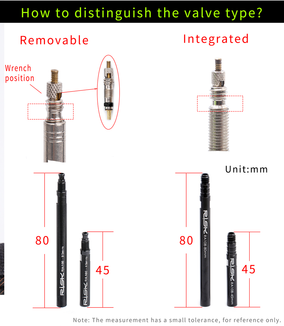 RISK Bicycle Presta Valve Exte - Tubeless Valve Core ulasan dan harga