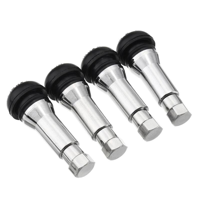 4Pcs/Set TR414 Chrome Aluminiu - Tubeless Valve Core ulasan dan harga