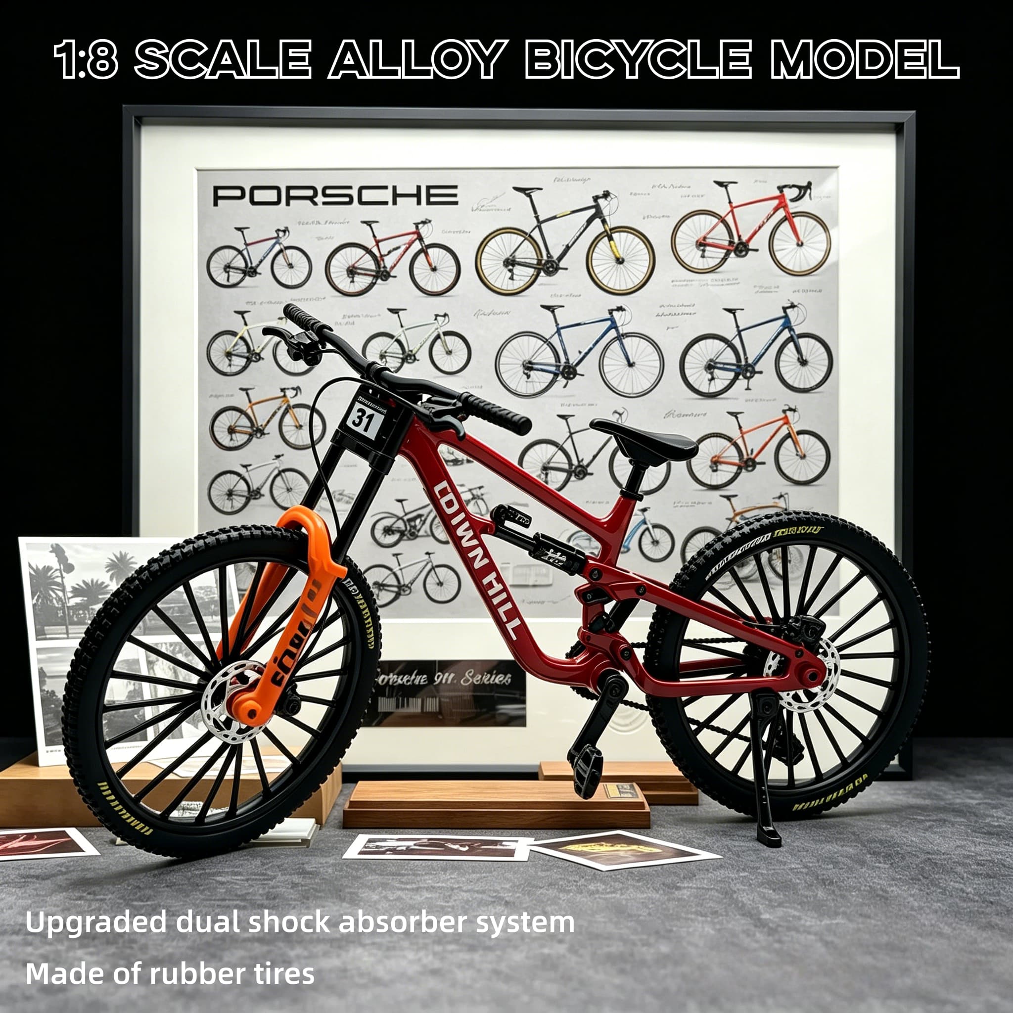 1:8Scale Alloy Downhill Mounta - Mountain Biking Track ulasan dan harga