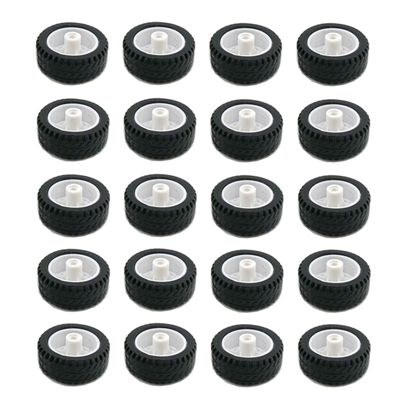 20pcs Mini Car Wheels 20mm*8mm - Tire Insert Foam ulasan dan harga