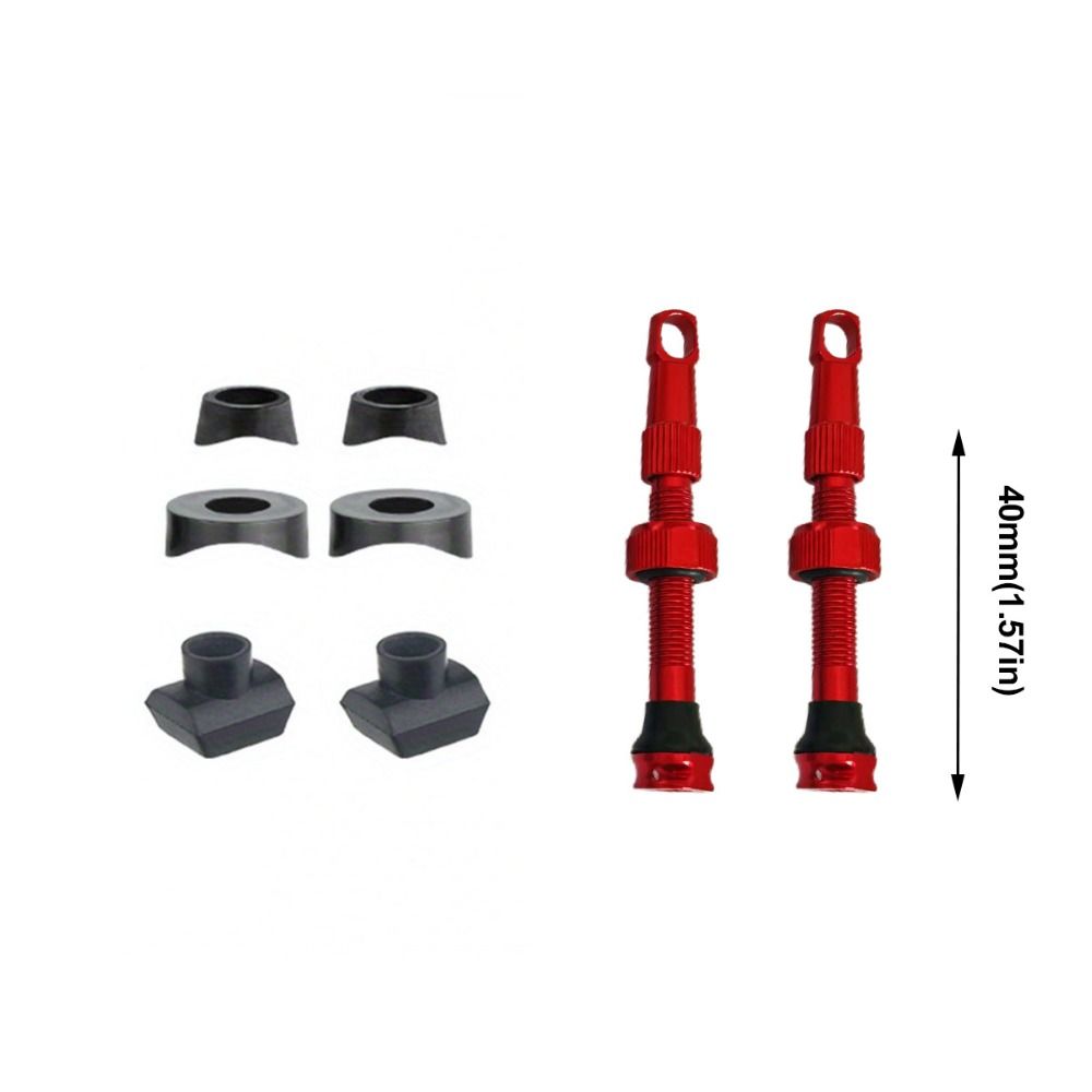 1/8Pcs 40mm Bicycle Valve Set  - Tubeless Valve Core ulasan dan harga