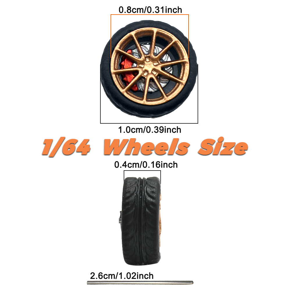 1/64 Model Car Wheels Tires 8  - Tire Insert Foam ulasan dan harga
