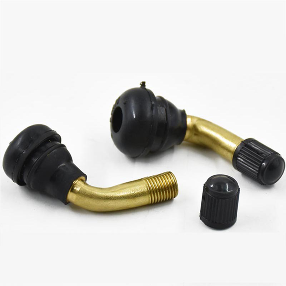 2pcs Rubber/Brass Angled Valve - Tubeless Valve Core ulasan dan harga