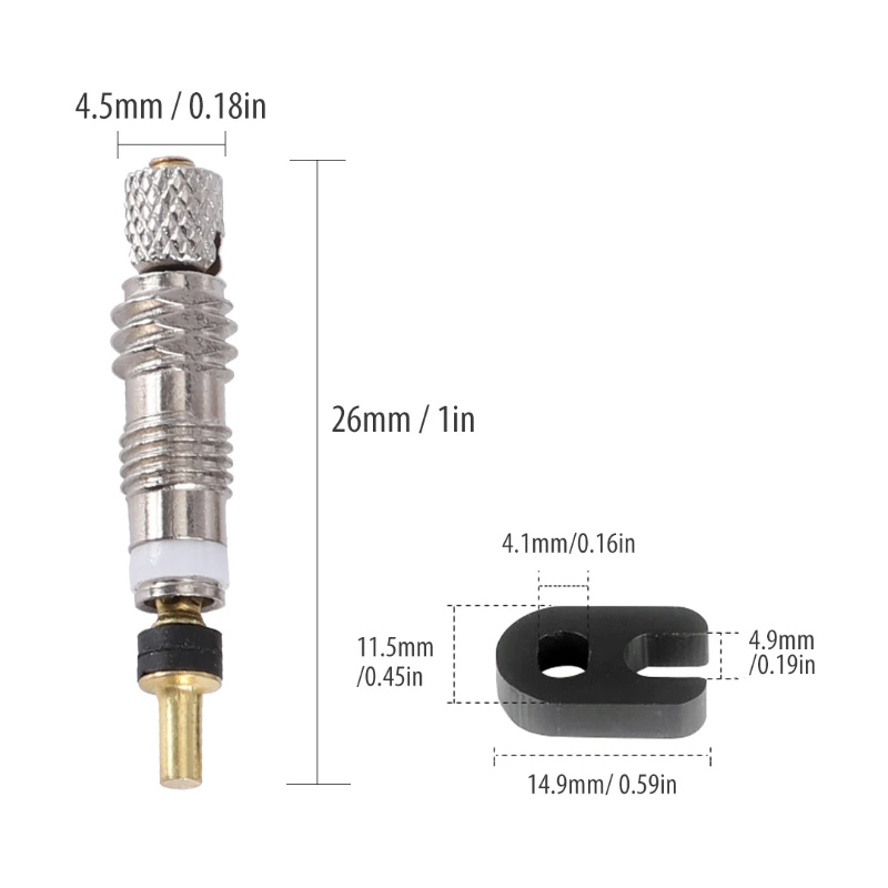 6/12pcs Bicycle Removable Pres - Tubeless Valve Core ulasan dan harga