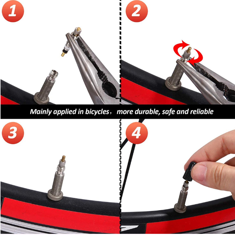 6/12pcs Bicycle Removable Pres - Tubeless Valve Core ulasan dan harga